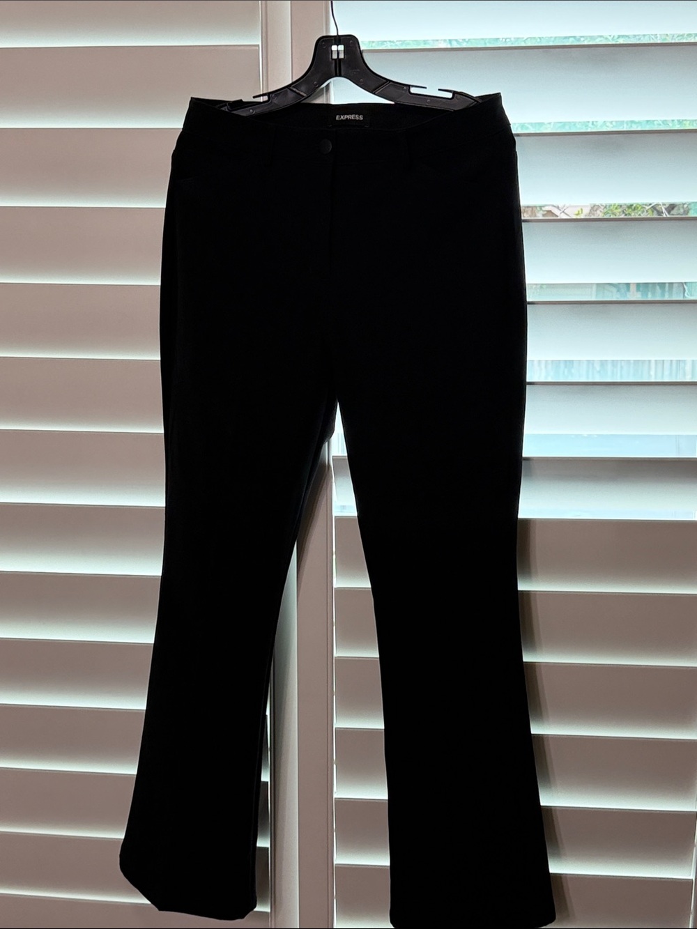 Express Women’s Black Flare Dress Pants